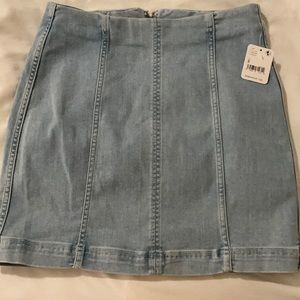 Free people Jean skirt